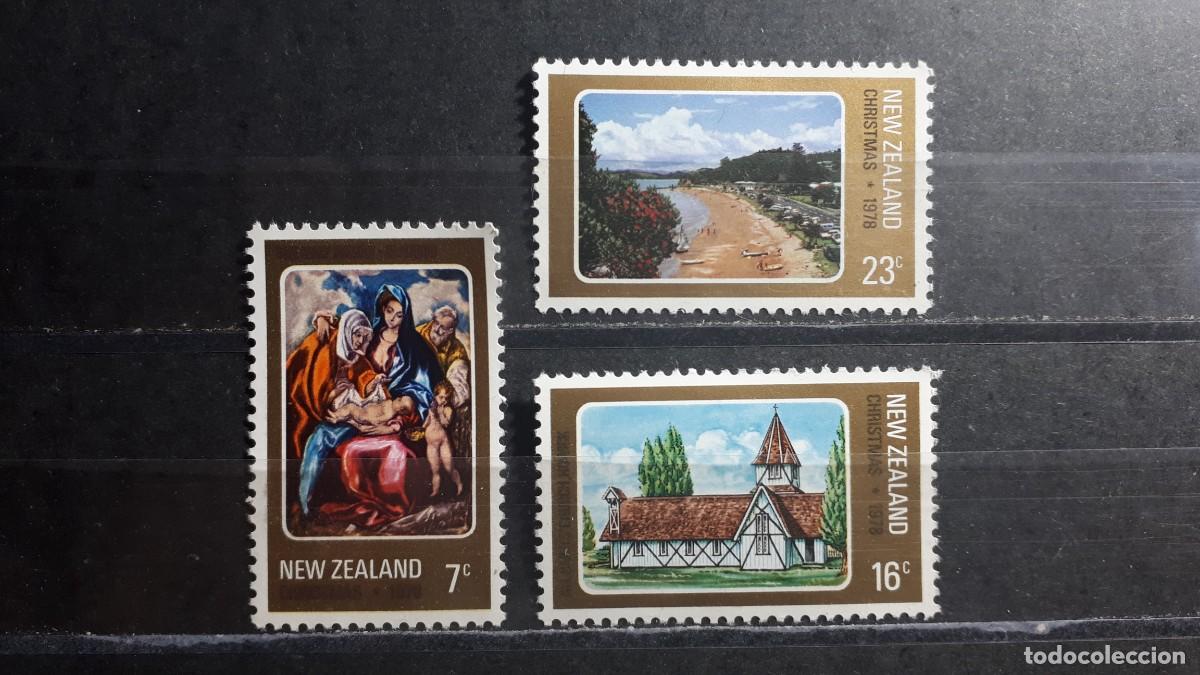 Sellos: NAVIDAD. NUEVA ZELANDA. A&Ntilde;O 1978. **. YVERT 727/9