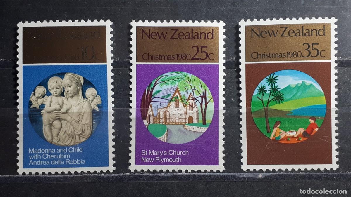 Sellos: NAVIDAD. NUEVA ZELANDA. A&Ntilde;O 1980. **. YVERT 778/80