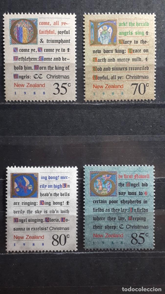 Sellos: NUEVA ZELANDA. A&Ntilde;O 1988. **. YVERT 1000/3