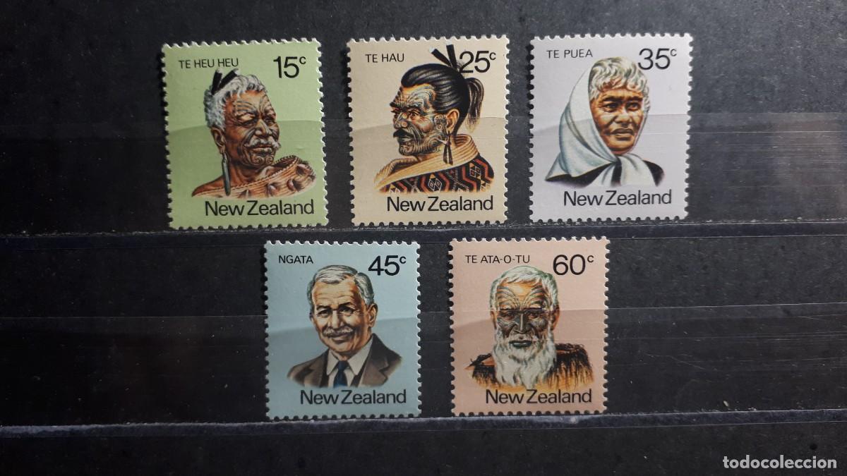 Sellos: NUEVA ZELANDA. A&Ntilde;O 1980. **. YVERT 781/5