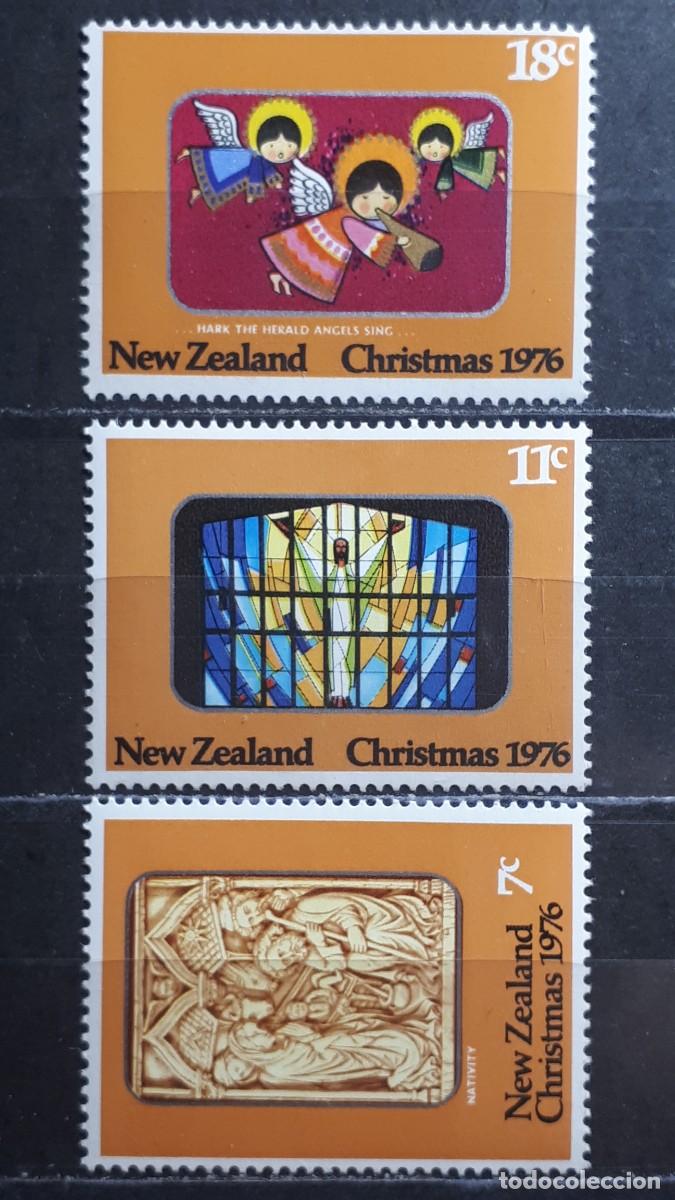 Sellos: NAVIDAD. NUEVA ZELANDA. A&Ntilde;O 1976. **. YVERT 672/4