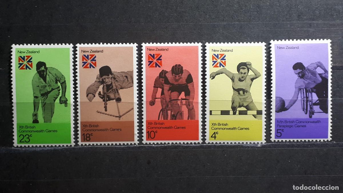 Sellos: NUEVA ZELANDA. A&Ntilde;O 1974. **. YVERT 603/7