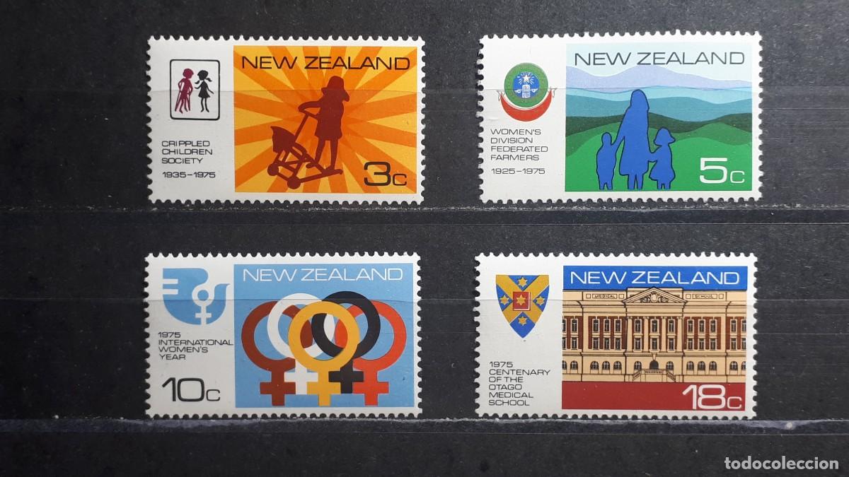 Sellos: NUEVA ZELANDA. A&Ntilde;O 1975. **. YVERT 625/8