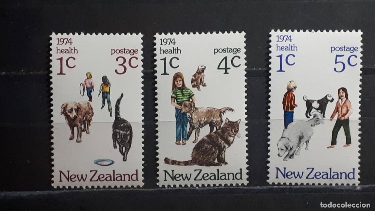 Sellos: NUEVA ZELANDA. A&Ntilde;O 1974. **. YVERT 615/7