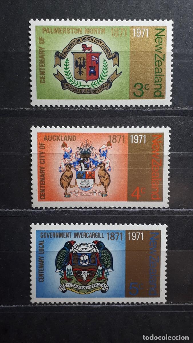 Sellos: NUEVA ZELANDA. A&Ntilde;O 1971. **. YVERT 534/6