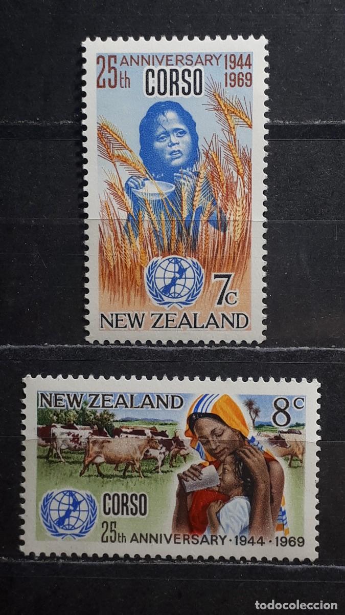 Sellos: NUEVA ZELANDA. A&Ntilde;O 1969. **. YVERT 497/8