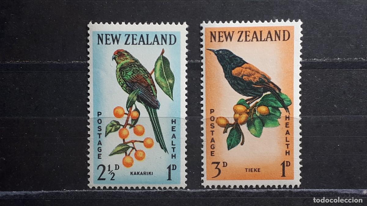 Sellos: NUEVA ZELANDA. A&Ntilde;O 1962. **. YVERT 411/2