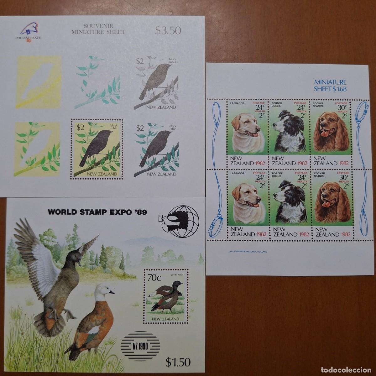Briefmarken: HB164 HOJITAS BLOQUE de NUEVA ZELANDA en NUEVO ideal para tematicas (leer descripcion)