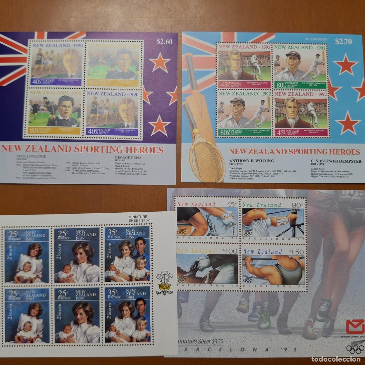 Briefmarken: HB170 HOJITAS BLOQUE de NUEVA ZELANDA en NUEVO ideal para tematicas (leer descripcion)