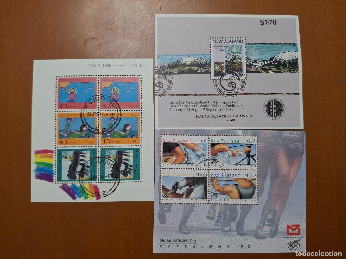 Briefmarken: HB183 HOJITAS BLOQUE de NUEVA ZELANDA en usado ideal para tematicas (leer descripcion)