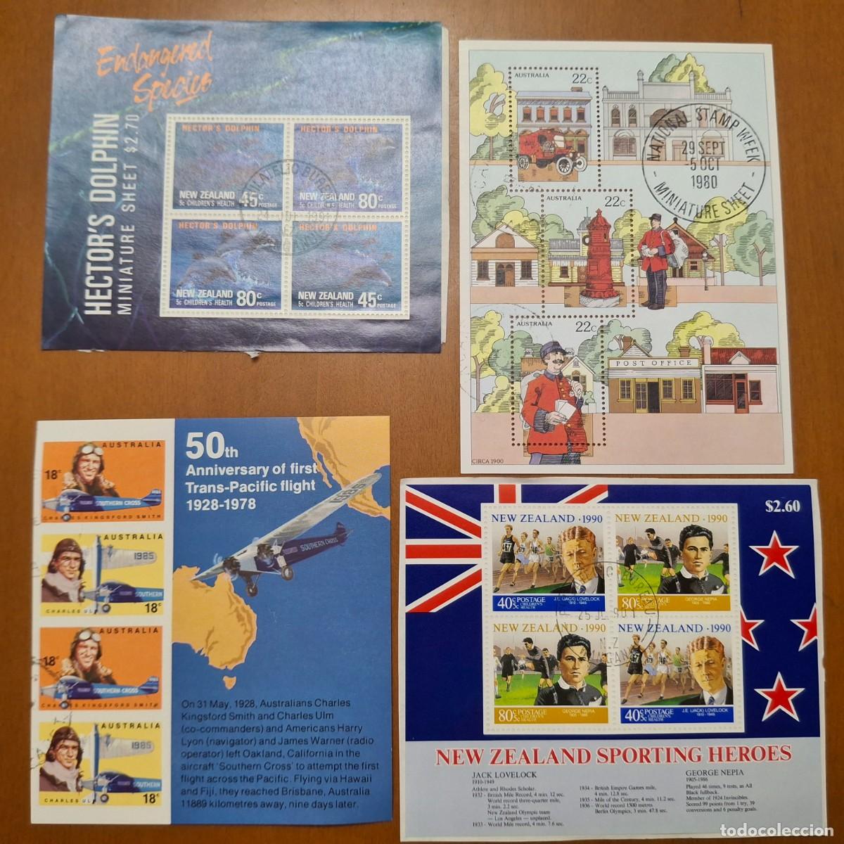 Briefmarken: HB185 HOJITAS BLOQUE de NUEVA ZELANDA en usado ideal para tematicas (leer descripcion)