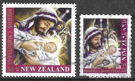 Sellos: SELLOS USADOS DE NUEVA ZELANDA 2011, YT 2757 + 2761
