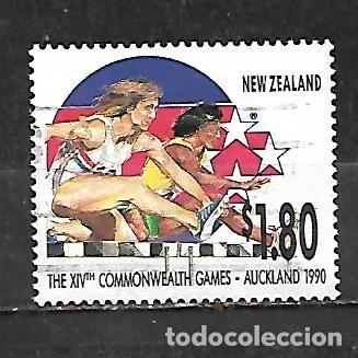 Sellos: 1989: XIV Juegos deportivos de la Commonwealth. Auckland - Carrera de obst&aacute;culos (usado)