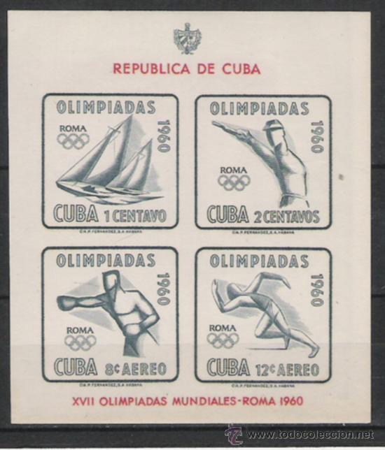 Sellos: TEMA OLIMPIADAS GRAN HOJA BLOQUE NUEVA - Foto 1