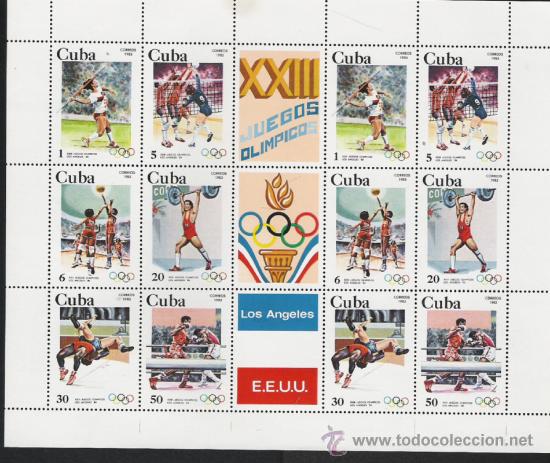 Sellos: TEMA OLIMPIADAS HOJA BLOQUE NUEVA - Foto 1