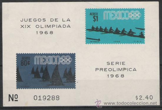 Sellos: TEMA OLIMPIADAS HOJA BLOQUE NUEVA - Foto 1