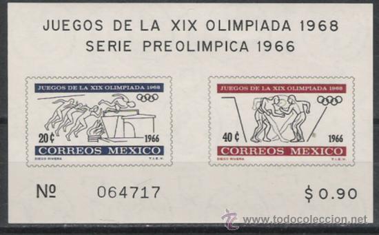 Sellos: TEMA OLIMPIADAS HOJA BLOQUE NUEVA - Foto 1
