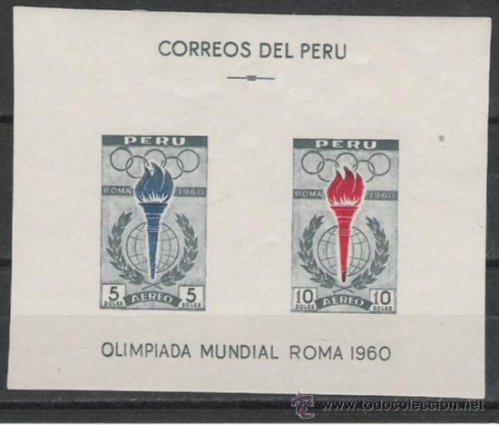 Sellos: TEMA OLIMPIADAS HOJA BLOQUE NUEVA - Foto 1