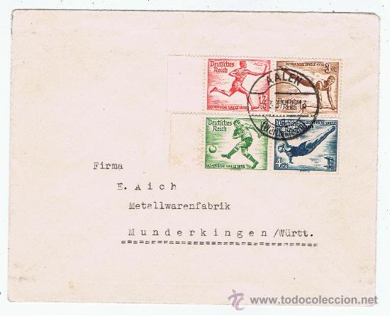 Sellos: circulado 1936 de aalen a munderkingen - Foto 1