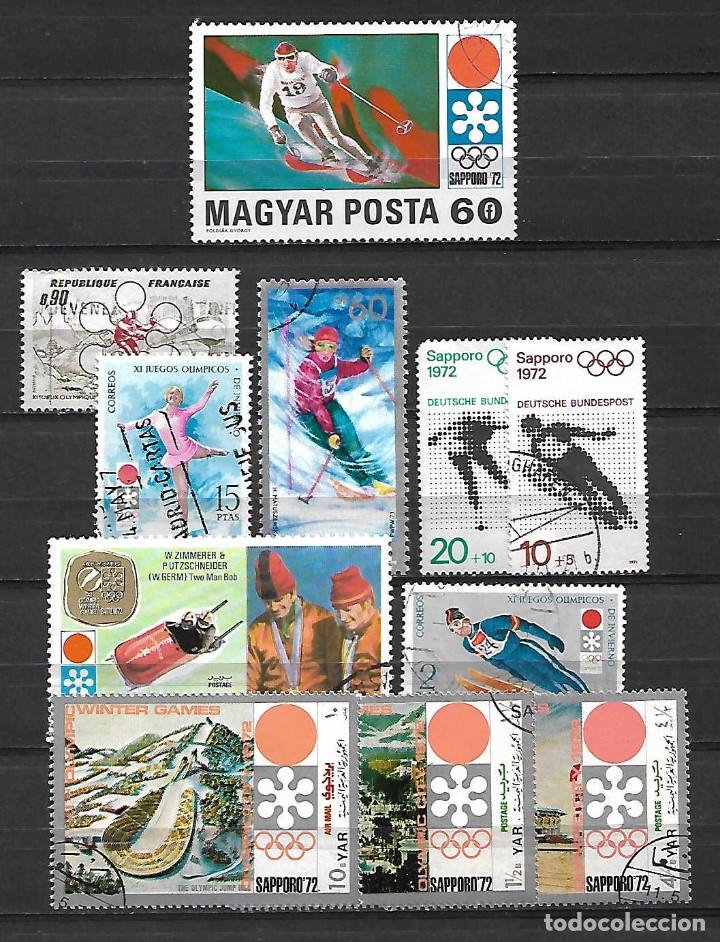 Sellos: olimpiada blanca de sapporo&acute;72 - Foto 1