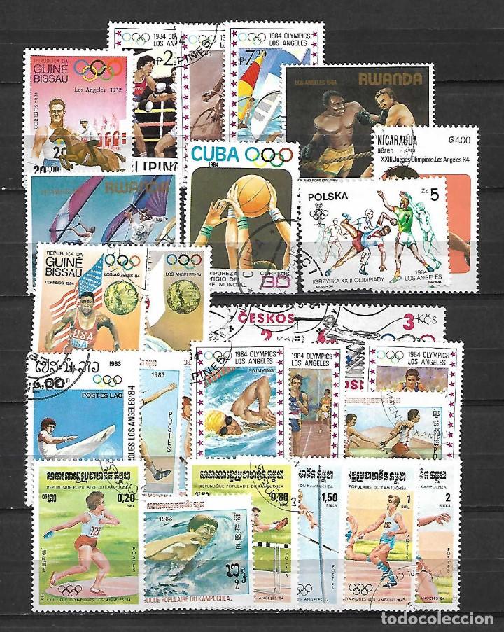Sellos: olimpiada de los &aacute;ngeles&acute;84 - Foto 1