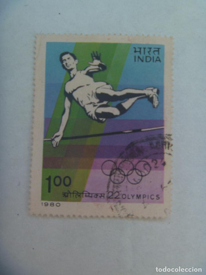 Sellos: SELLO DE LA INDIO : OLIMPIADAS 1980 - Foto 1
