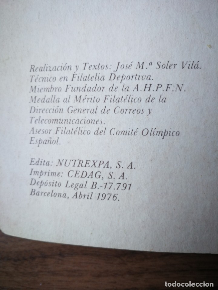Sellos: ALBUM LOS SELLOS DE LAS OLIMPIADAS, COLACAO, NUTREXPA (1976) - Foto 2 - 175601553
