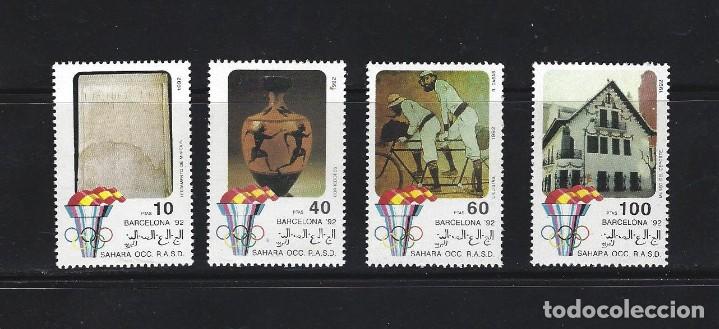 Sellos: SAHARA 1992 4v. BARCELONA 92 - Foto 1