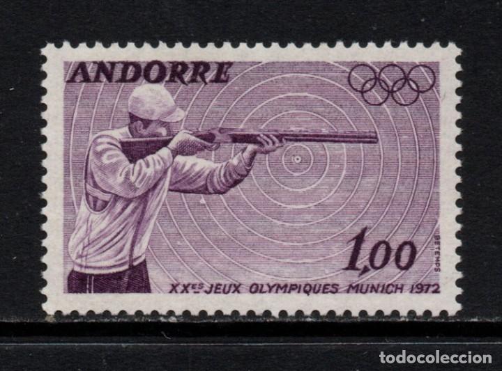 ANDORRA 220** - AÑO 1972 - JUEGOS OLÍMPICOS DE MUNICH - TIRO (Sellos - Temáticas - Olimpiadas)