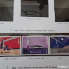 Sellos: 1992, JUEGOS OLIMPICOS BARCELON-92, EDIFIL 3215/17. Lote 340646448