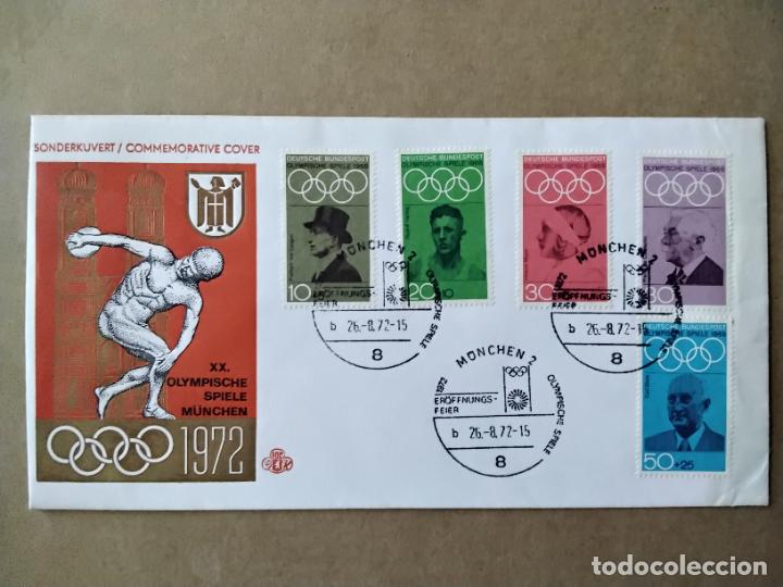 Sellos: ALEMANIA SPD 1972 OLIMPIADAS MUNCHEN - Foto 1