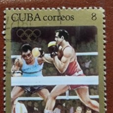 Sellos: SELLO USADO CUBA 1976 - MEDALLA JUEGOS OLIMPICOS MONTREAL - BOXEO