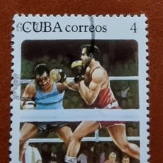 Sellos: SELLO USADO CUBA 1976 - JUEGOS OLIMPICOS MONTREAL - BOXEO