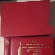 Sellos: SELLOS COLECCIÓN COMPLETA 49 SOBRES PRIMER DÍA F.D.C. NUMISART JUEGOS OLÍMPICOS OLIMPIADA MOSCÚ 1980