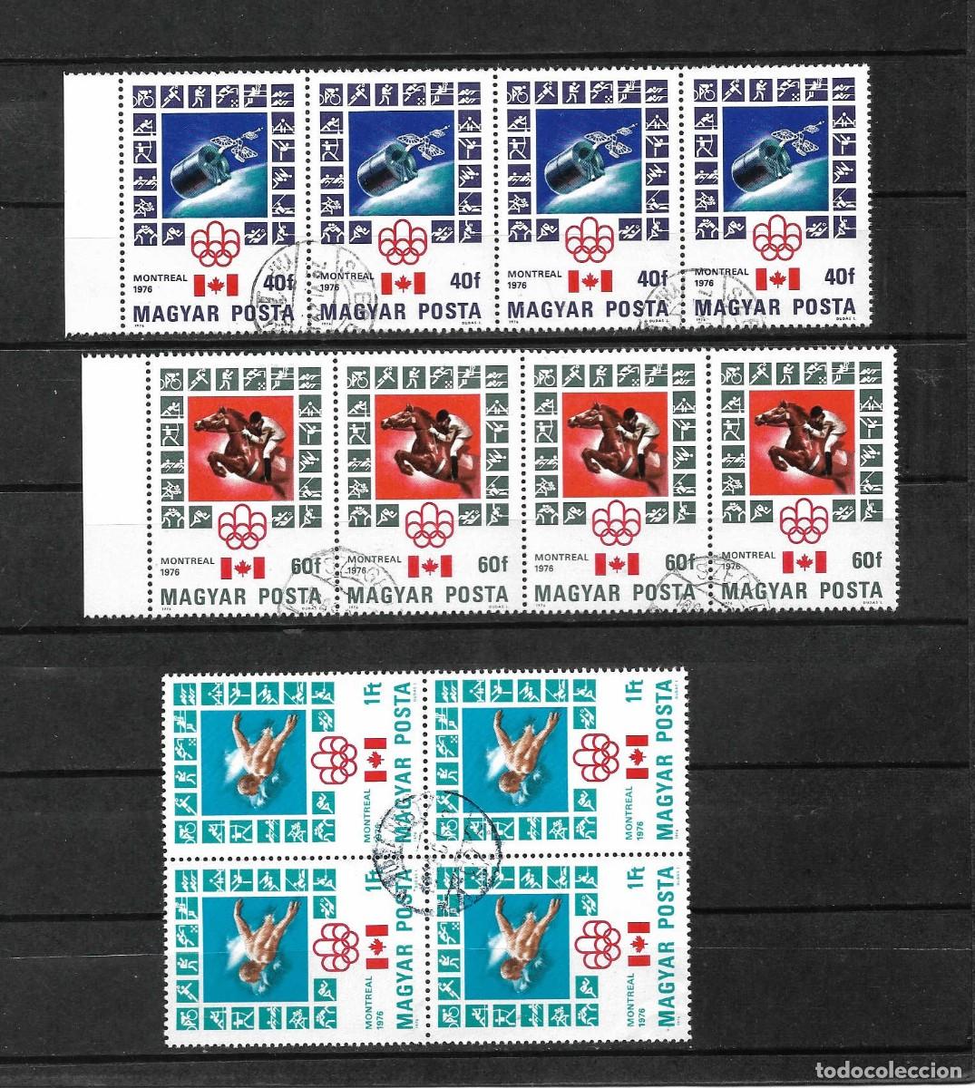 Sellos: Olimpiada de Montreal&acute;76 . Hungr&iacute;a - Foto 1