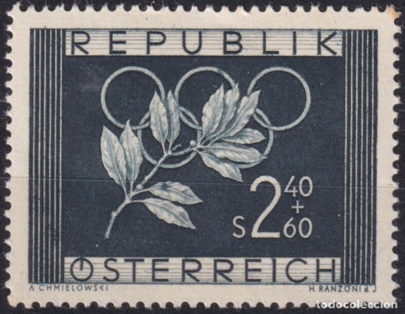 Sellos: F-EX51144 AUSTRIA 1952 MH OLYMPIC GAMES RING. - Foto 1