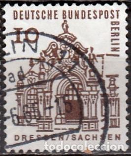Sellos: 1964 - ALEMANIA - BERLIN OCCIDENTAL - EDIFICIOS HISTORICOS - DRESDEN - YVERT 219 - Foto 1