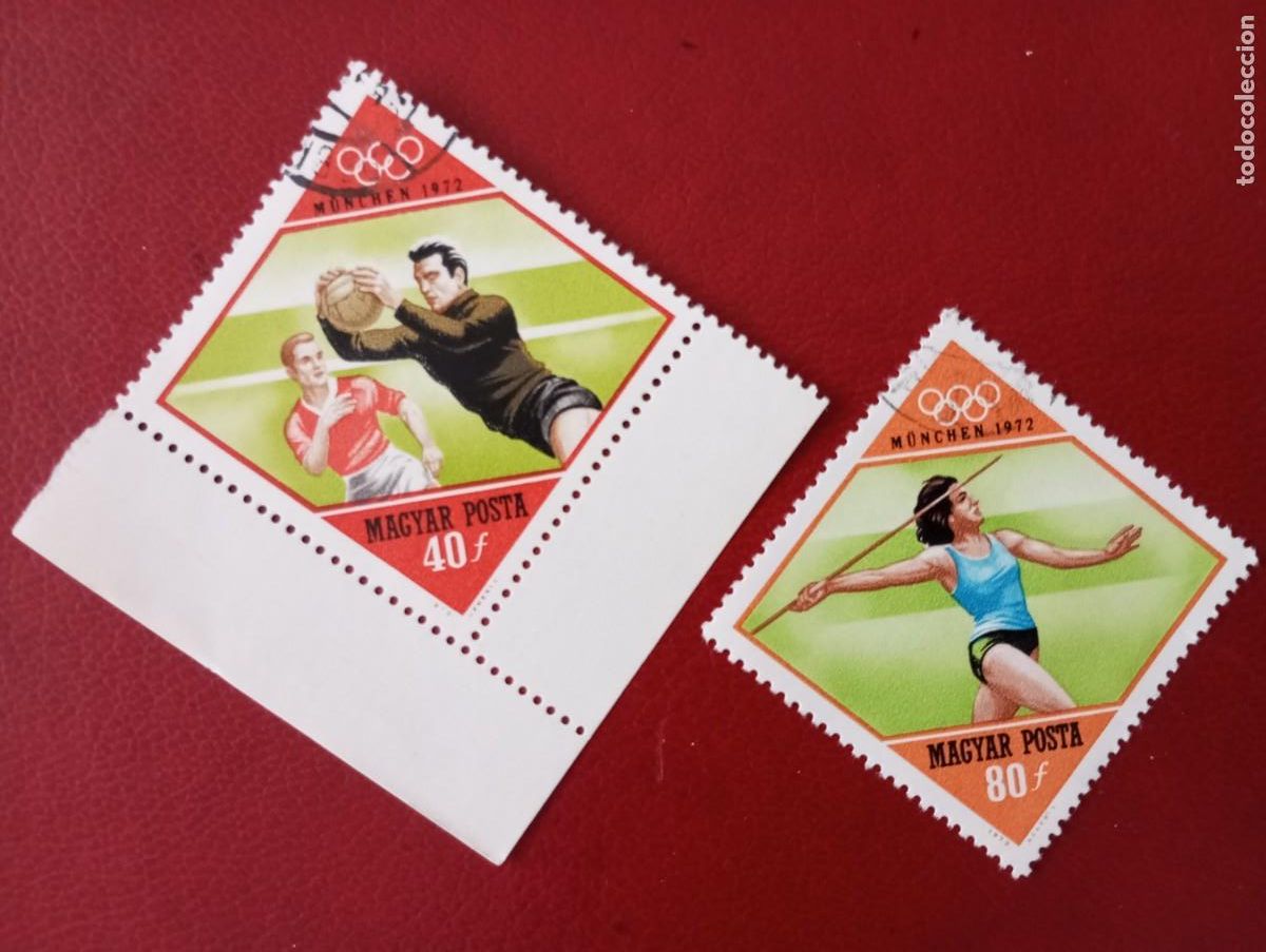 Sellos: OLIMPIADAS , MUNICH 72, SELLOS DE HUNGR&Iacute;A - Foto 1