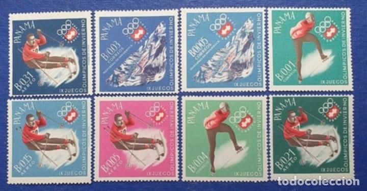 Sellos: SELLOS DEPORTES OLIMPIADAS 1964 PANAMA INSBRUCK 64 Nuevos 8v.