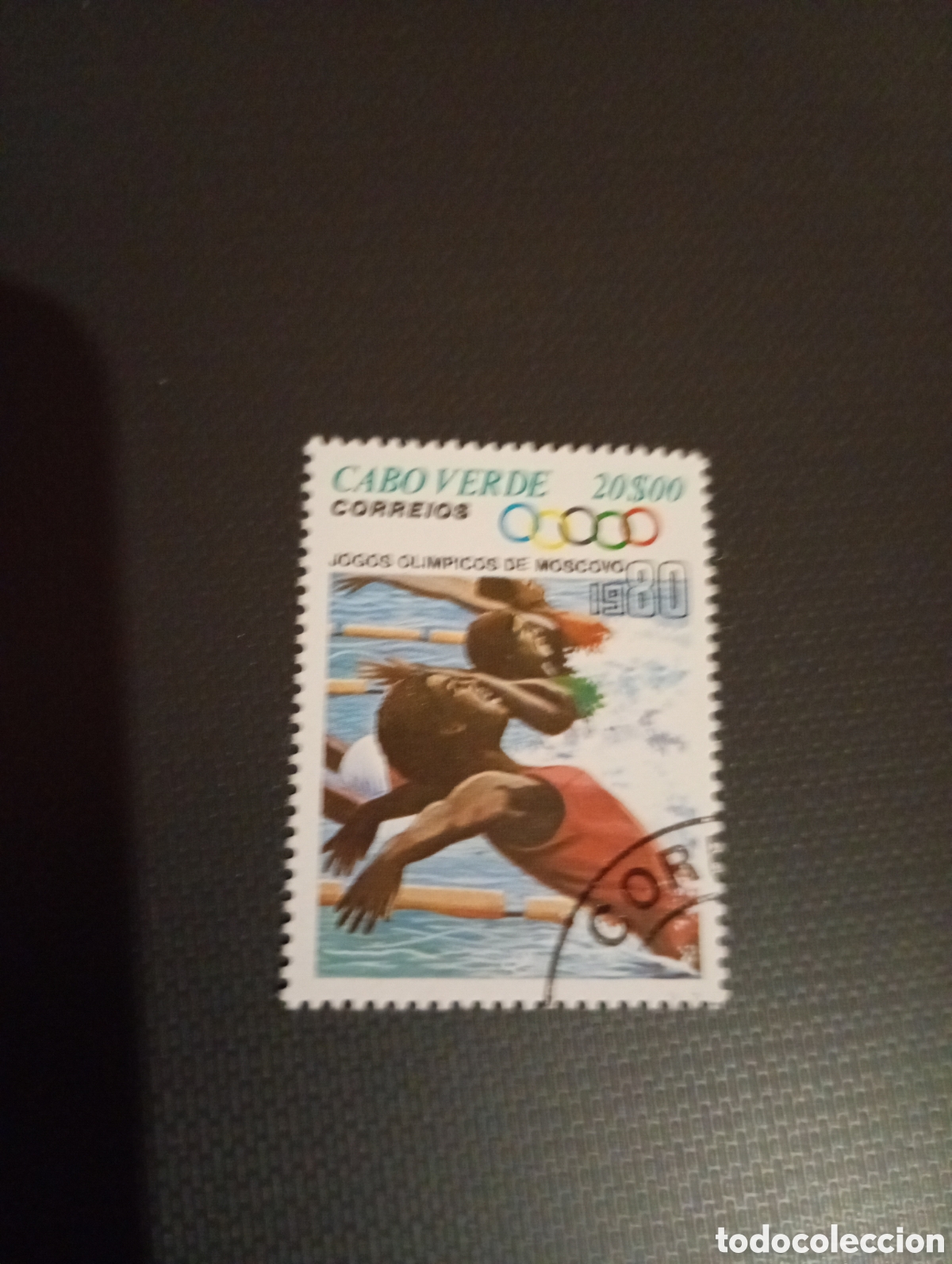 Sellos: Cabo Verde Mosc&uacute; 1980
