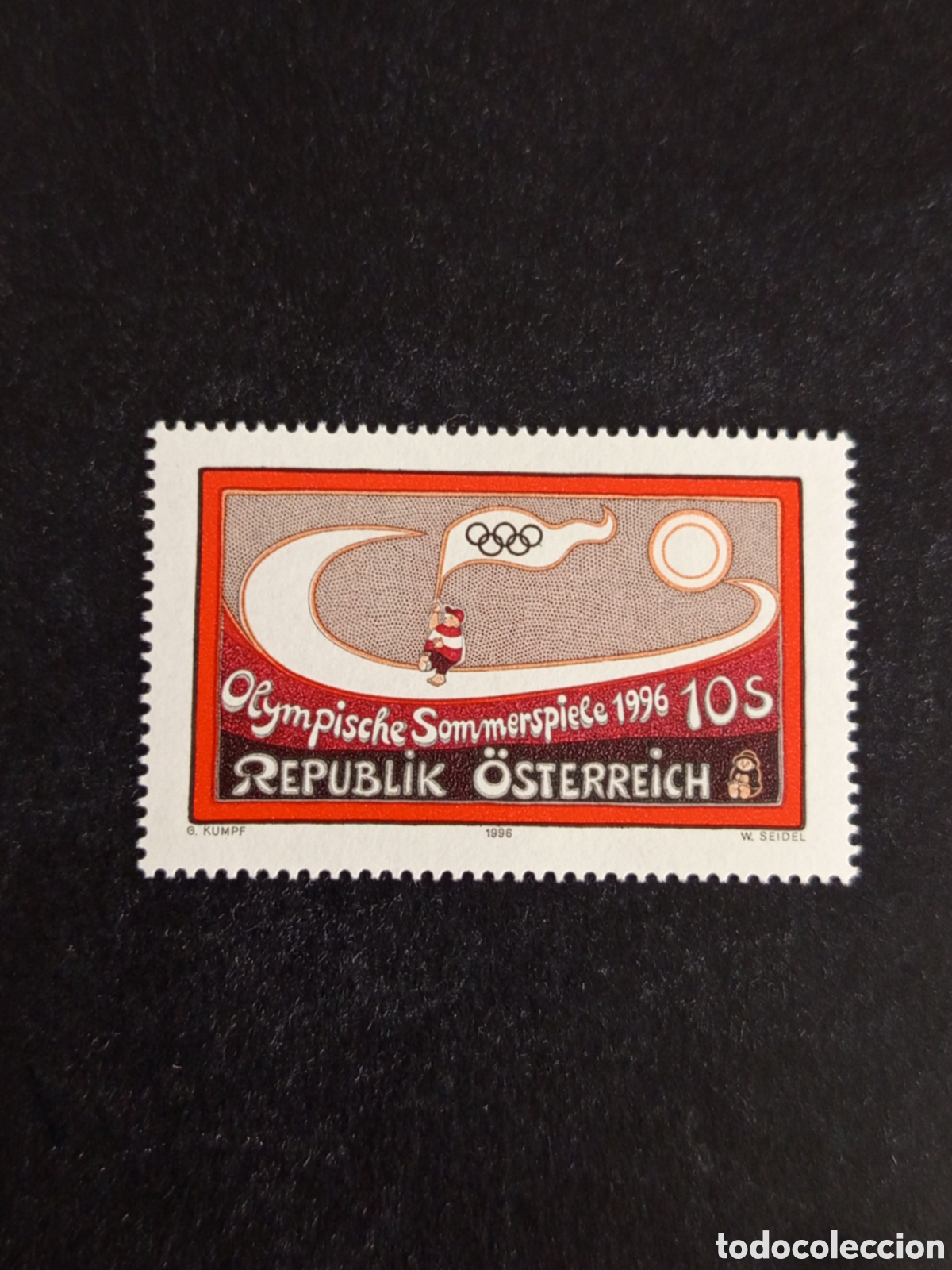 Sellos: AUSTRIA, 1996. Olimp&iacute;ada de Atlanta. Yvert 2021. Pedido m&iacute;nimo 3 &euro;. Ver fotos . Sello sin circular