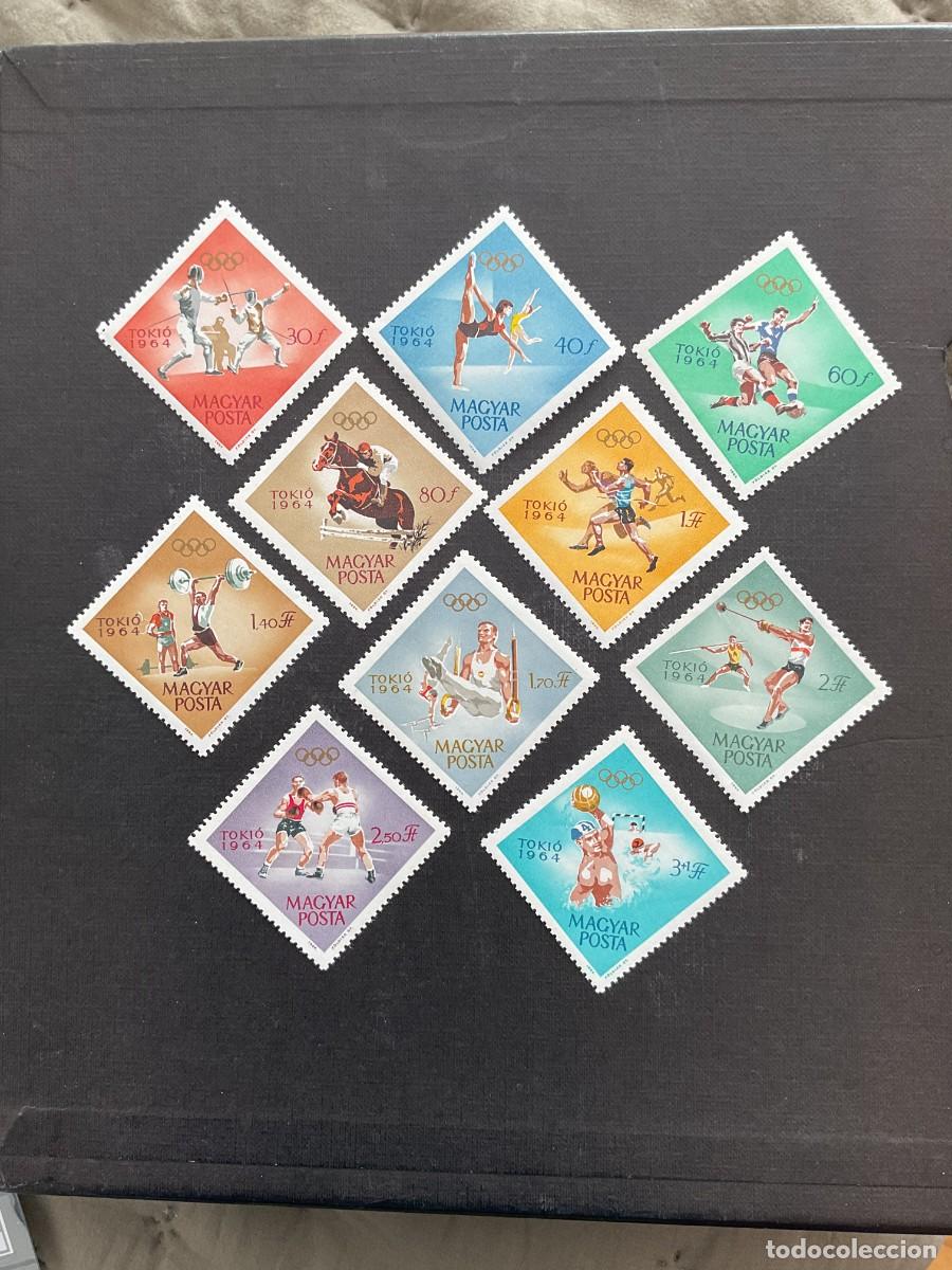 Sellos: HUNGRIA N&ordm; YVERT 1649/8*** A&Ntilde;O 1964. JUEGOS OLIMPICOS DE TOKYO