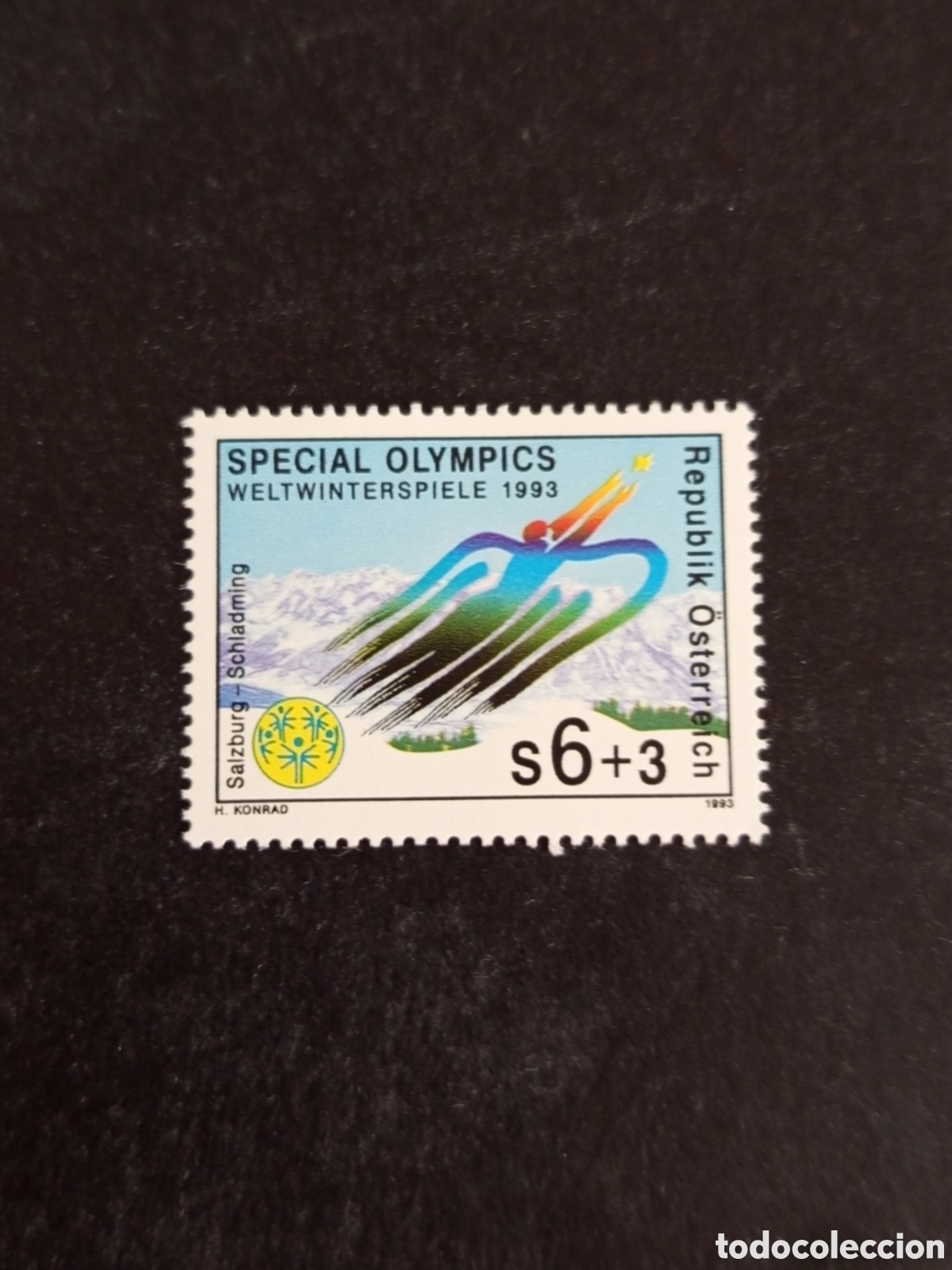 Sellos: AUSTRIA, 1993. JUEGOS OL&Iacute;MPICOS ESPECIALES DISCAPACITADOS. YVERT 1920 PEDIDO M&Iacute;NIMO 3 &euro;. VER FOTOS.