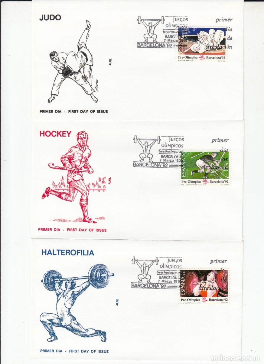 Sellos: JUEGOS OLIMPICOS BARCELONA 92 - 1990 - IV SERIE PREOLIMPICA SPD PRIMER DIA
