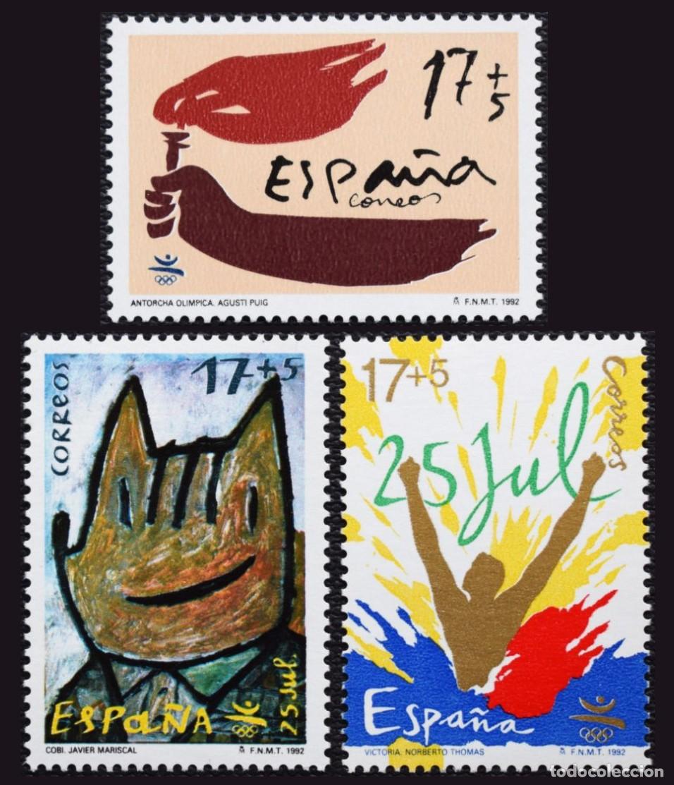 Sellos: 3v Espa&ntilde;a, 1992 | BCN '92 Olympic Games | Ed: 3212/4, Yv: 2809/11, Mi: 3074/76 MNH **