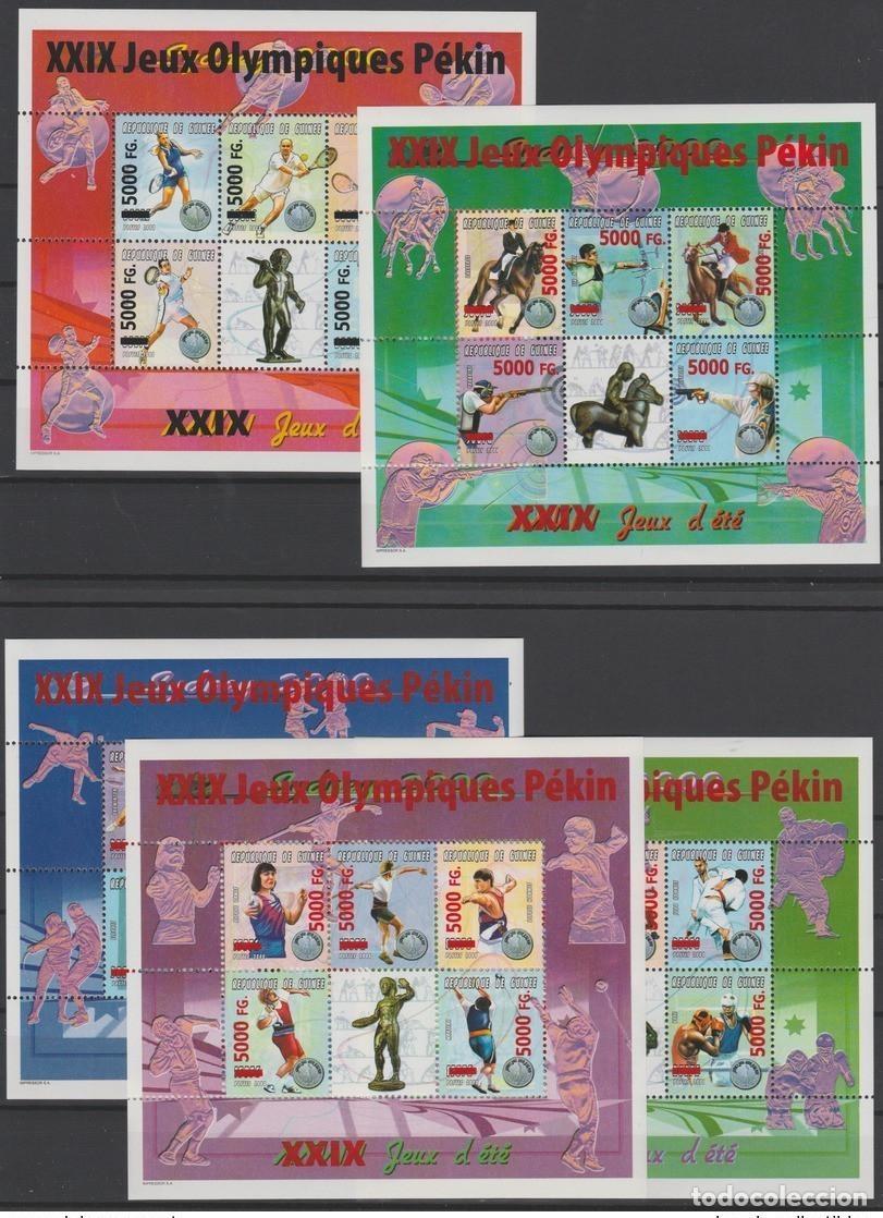 Sellos: Guinea 2008 Mi. 6260-6289 sobrecargado Juegos Ol&iacute;mpicos Sydney 2000 Beijing