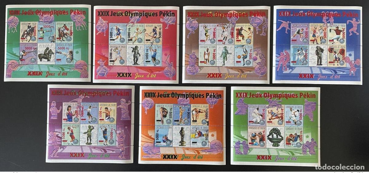 Sellos: Guinea 2008 Mi. 6260-6294 sobrecargado Sydney 2000 Juegos Ol&iacute;mpicos de Beijing