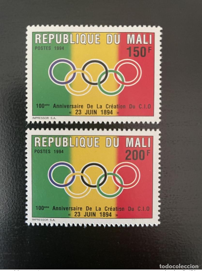 Sellos: Mali 1994 Mi. 1321 - 1322A Centenario del Comit&eacute; Ol&iacute;mpico COI 2 val. 5 MNH**