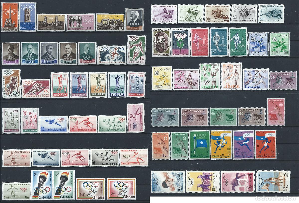 Sellos: J.O de Rome Lot 69 Tp Neuf** (MNH) 1960 - Divers Pays