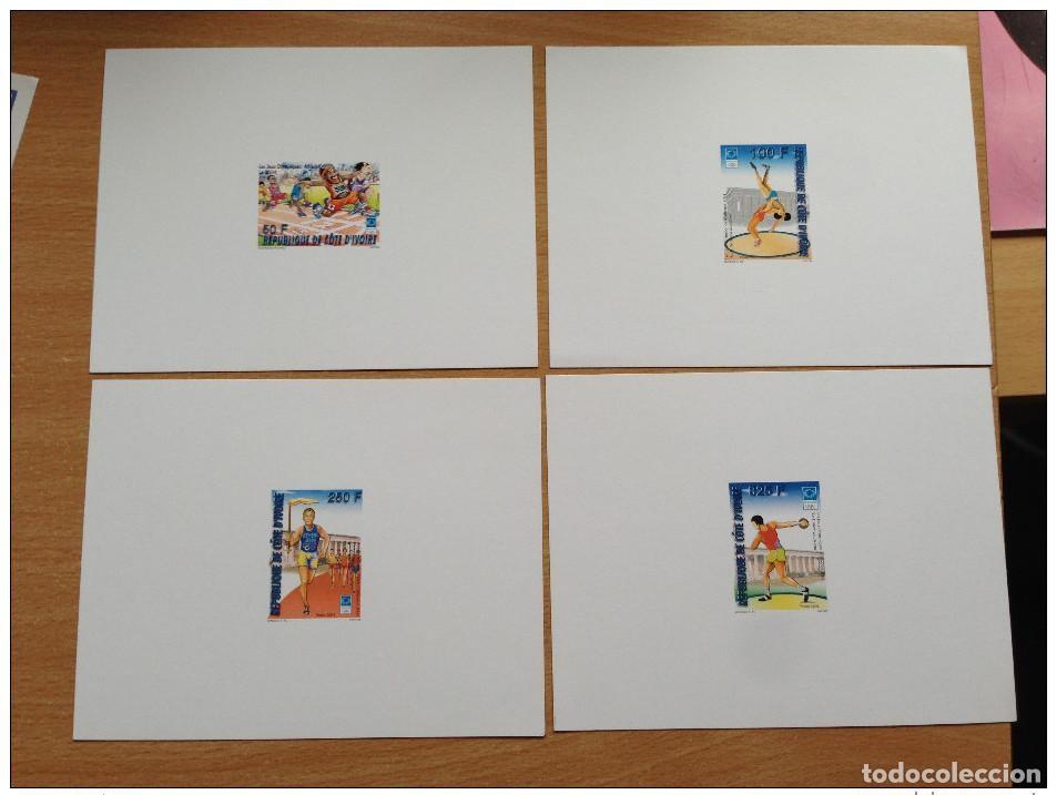 Sellos: Costa de Marfil 2004 Mi. 1316 - 1319 Juegos Ol&iacute;mpicos Atenas Luxury Proof